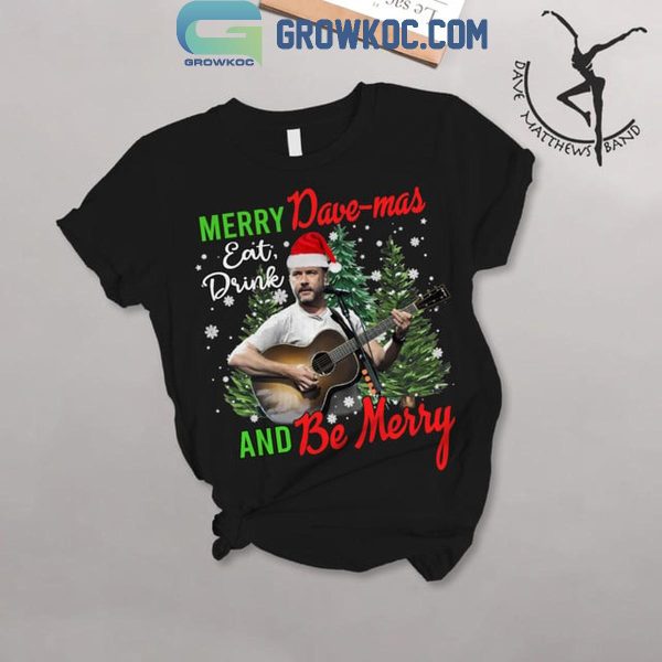 Dave Matthews Band Merry Christmas Be Mercy Fleece Pajamas Set