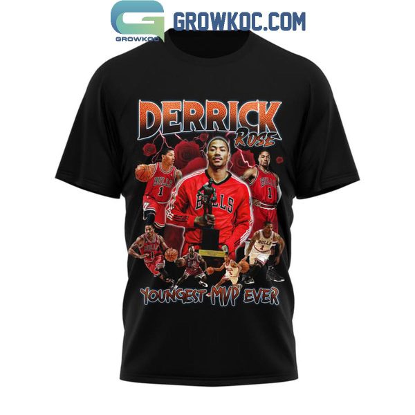 Derrick Rose Youngest MVP Ever D Rose Forever Chicago Bulls Hoodie T-Shirt