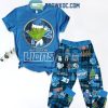 Dallas Cowboys Christmas Grinch 2024 I Hate People But Love Cowboys Fleece Pajamas Set