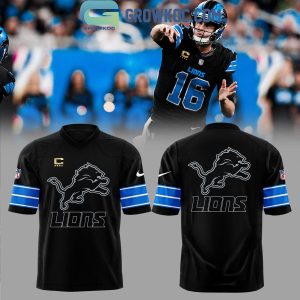 Detroit Lions New Season 2024 Black Football Jersey