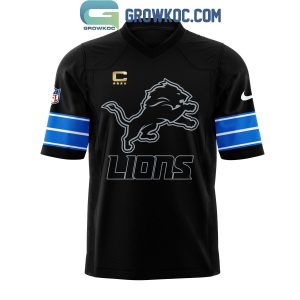 Detroit Lions New Season 2024 Black Football Jersey