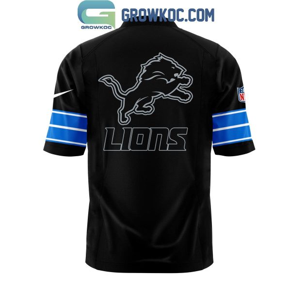 Detroit Lions New Season 2024 Black Football Jersey