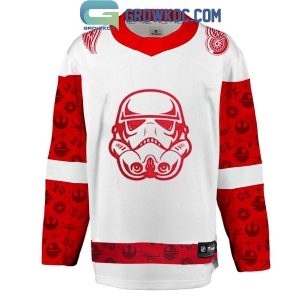 Detroit Red Wings 2024 Star Wars Night Personalized Hockey Jersey