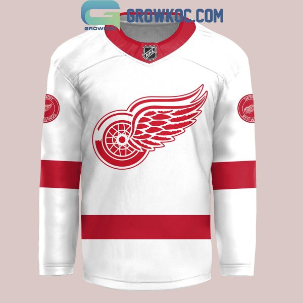 Detroit Red Wings Celebrating 50 Years Of Hello Kitty 2024 Hockey Jersey