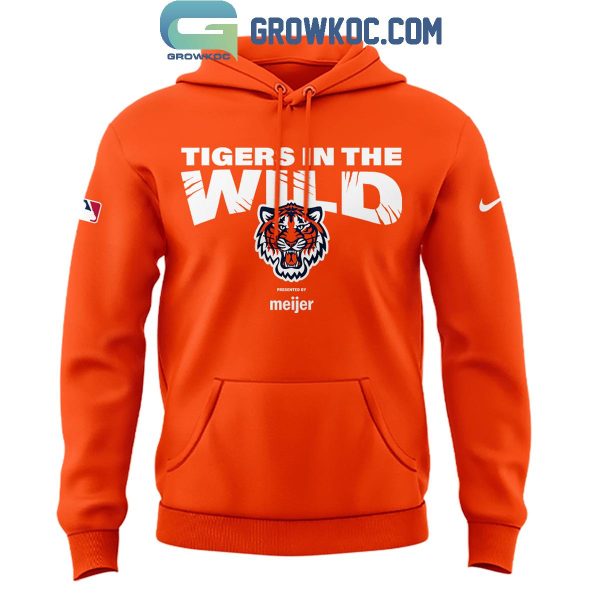 Detroit Tigers Tigers In The Wild Hoodie T-Shirt