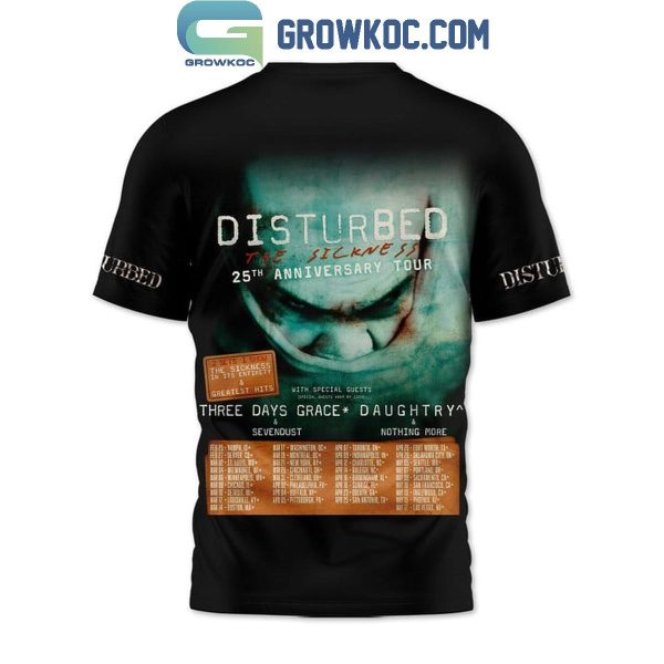 Disturbed Get Up Come On Get Down With The Sickness Hoodie T-Shirt