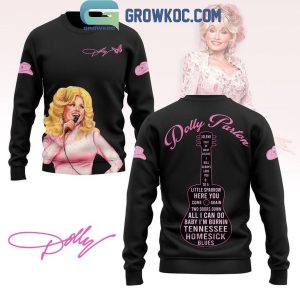 Dolly Parton Little Sparrow Here You Come Again Black Hoodie T-Shirt