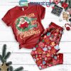 Dolly Parton 2024 Just Waiting For Christmas Fleece Pajamas Set