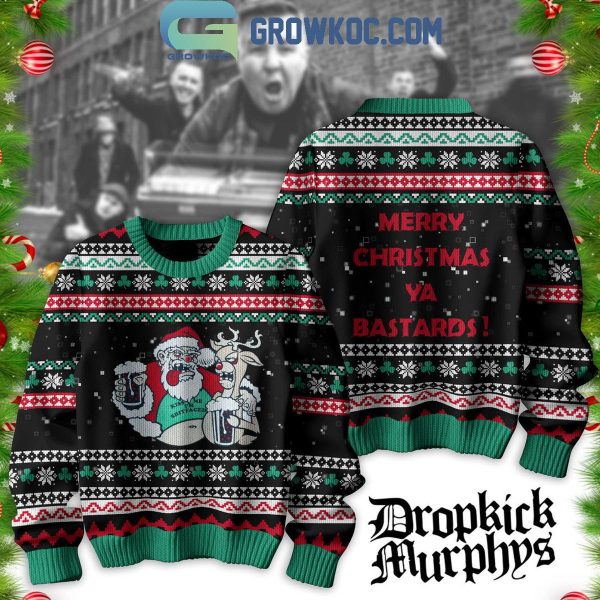 Dropkick Murphys Merry Christmas Ya Bastards Ugly Sweater