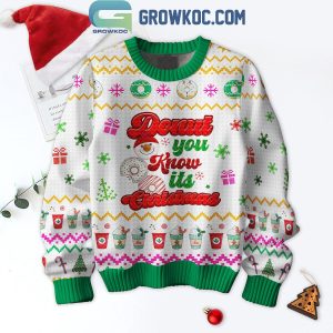 Dunkin’ Donuts Donut You Know It’s Christmas 2024 Ugly Sweater