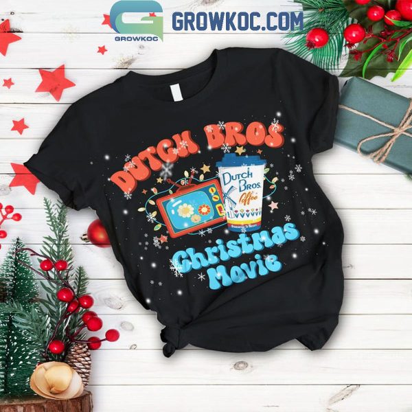 Dutch Bros Christmas Movie Magic Night Fleece Pajamas Set