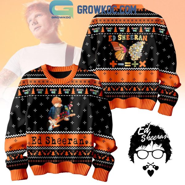 Ed Sheeran Mathematics Celebration Christmas Ugly Sweater