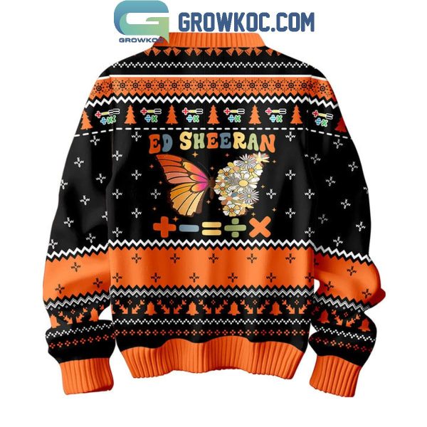 Ed Sheeran Mathematics Celebration Christmas Ugly Sweater