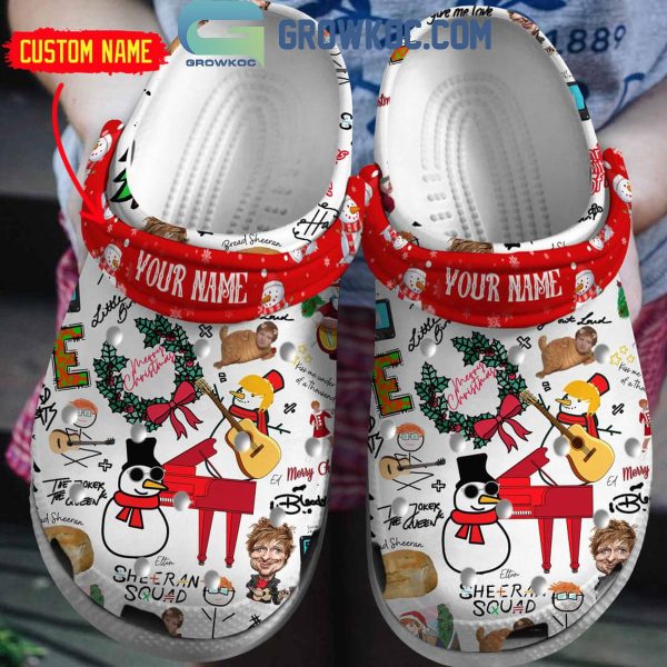 Ed Sheeran The Joker And The Queen Christmas Personalized Crocs Clogs