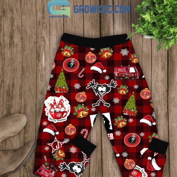 Eddie Van Halen Rock The Season With Joys Merry Christmas Fleece Pajamas Set