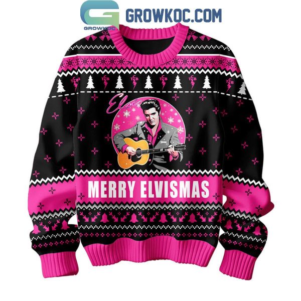 Elvis Presley Always Elvis Merry Elvismas Christmas Ugly Sweater