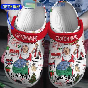 Eminem Merry Christmas B-Rabbit Slim Shady Personalized Crocs Clogs