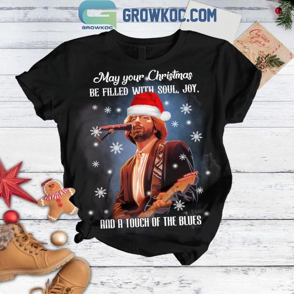 Eric Clapton May Your Christmas Be Filled With Soul Joy Fleece Pajamas Set