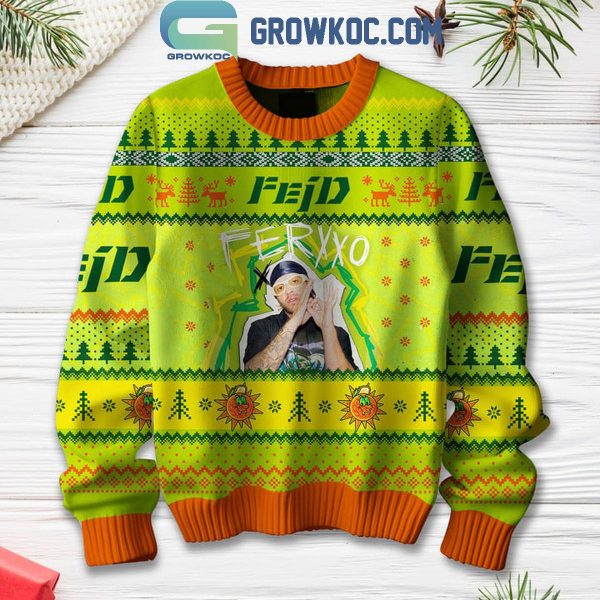 Feid Ferxxo Feid Feliz Navidad 2024 Christmas Ugly Sweater