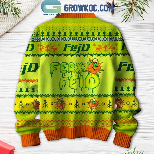 Feid Ferxxo Feid Feliz Navidad 2024 Christmas Ugly Sweater