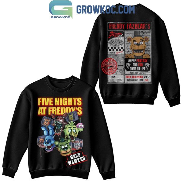 Five Nights At Freddy’s Help Wanted Freddy Fazbear’s Hoodie T-Shirt