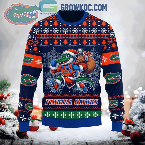 Florida Gators Ho Ho Ho Santa Clause In Christmas 2024 Ugly Sweater