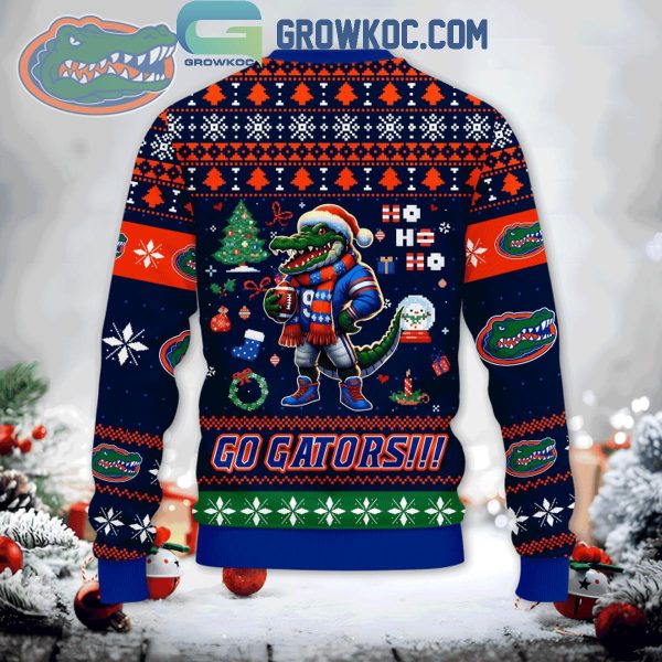 Florida Gators Ho Ho Ho Santa Clause In Christmas 2024 Ugly Sweater