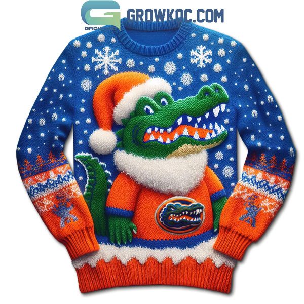 Florida Gators We Are Gators Football Snowtime Christmas Ugly Sweater