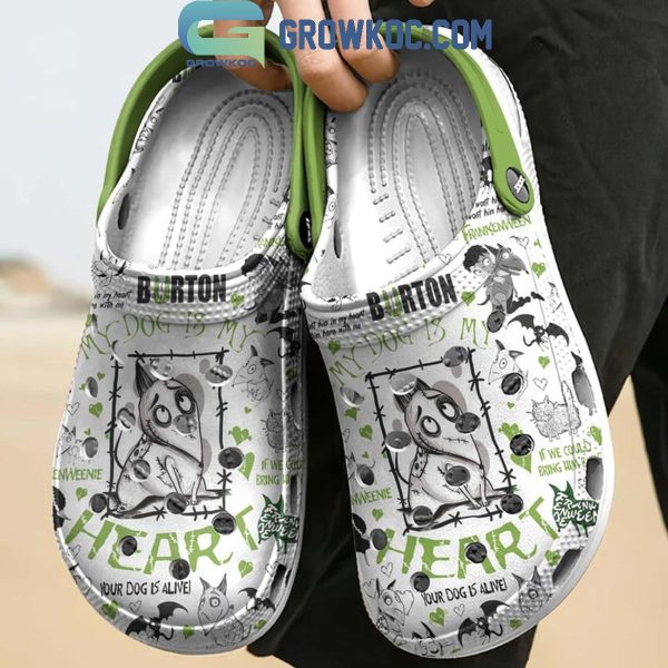 Frankenweenie Sparky My Dog Is My Heart Halloween Personalized Crocs Clogs