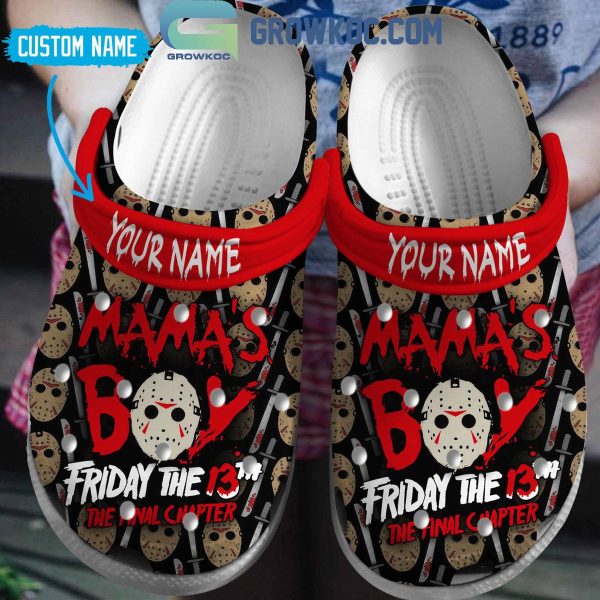 Friday The 13th The Final Chapter Mama’s Boy Personalized Crocs Clogs