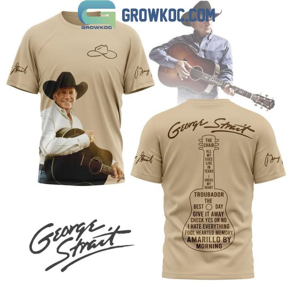 George Strait The Chair All My Exes Live In Texas Sand Version Hoodie T-Shirt