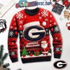 Georgia Bulldogs Christmas Time Celebration Personalized Ugly Sweater