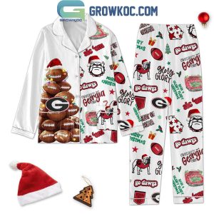 Georgia Bulldogs Est. 1785 University Of Georgia Christmas Polyester Pajamas Set