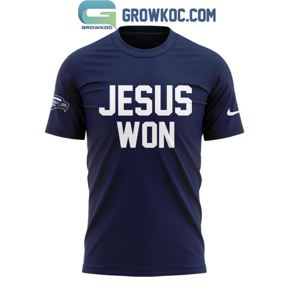 Georgia Southern Eagles Football Jesus Won Hoodie T-Shirt