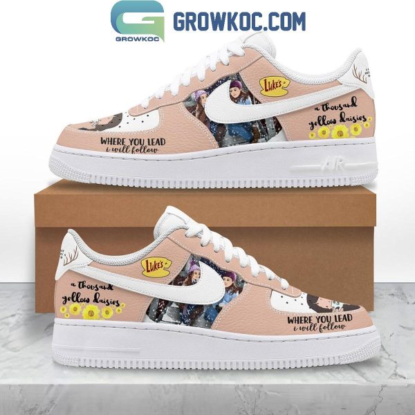 Gilmore Girls A Thousand Yellow Daisies Christmas Air Force 1 Shoes