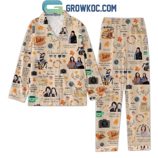 Gilmore Girls I Got Hit By A Deer Polyester Pajamas Set