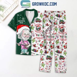 Grateful Dead Christmas Grateful Greetings Polyester Pajamas Set