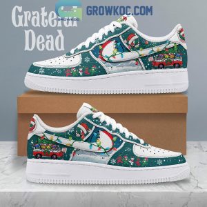 Grateful Dead Happy Holiday 2024 Christmas Air Force 1 Shoes