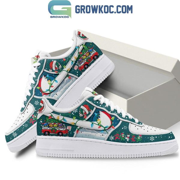 Grateful Dead Happy Holiday 2024 Christmas Air Force 1 Shoes