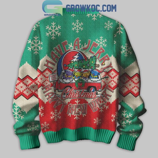 Grateful Dead Have Yourself A Jerry Christmas Happy New Year Ugly Sweater