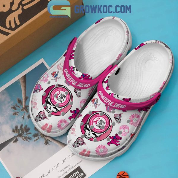 Grateful Dead Hope For A Cure Breast Cancer 2024 Crocs Clogs