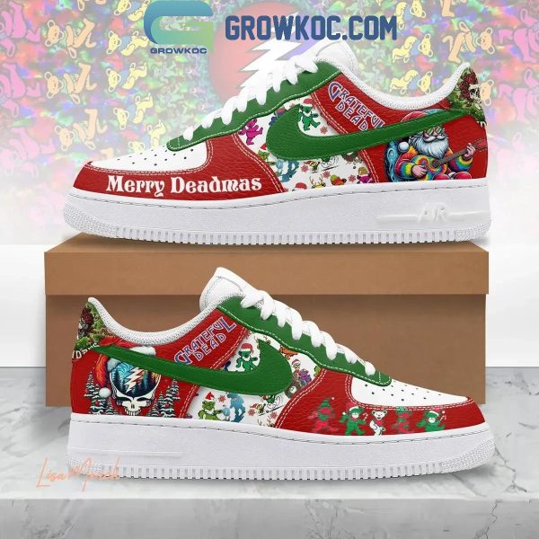 Grateful Dead Merry Deadmas Christmas Air Force 1 Shoes