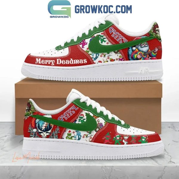 Grateful Dead Merry Deadmas Christmas Air Force 1 Shoes