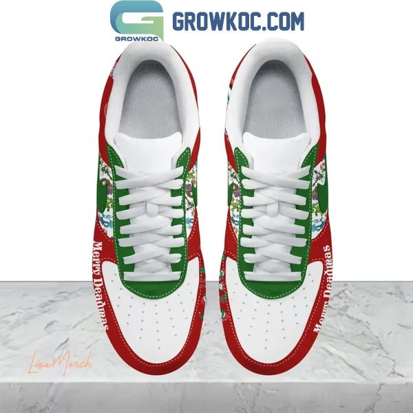 Grateful Dead Merry Deadmas Christmas Air Force 1 Shoes