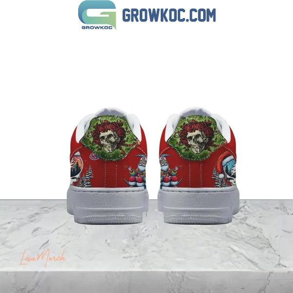 Grateful Dead Merry Deadmas Christmas Air Force 1 Shoes