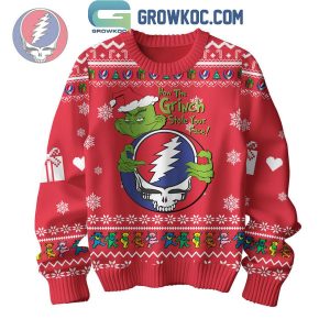 Grateful Dead To All A Grateful Night In Christmas Red Design Ugly Sweater