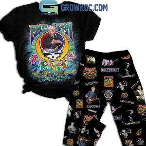 Grateful Dead Phil Lesh Your Music Lights Our Hearts Fleece Pajamas Set