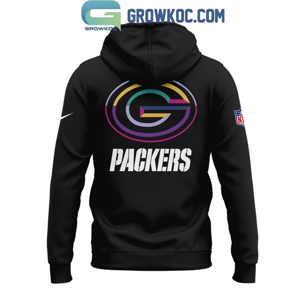 Green Bay Packers 2024 NFL Crucial Catch For Intercept Cancer Hoodie T-Shirt