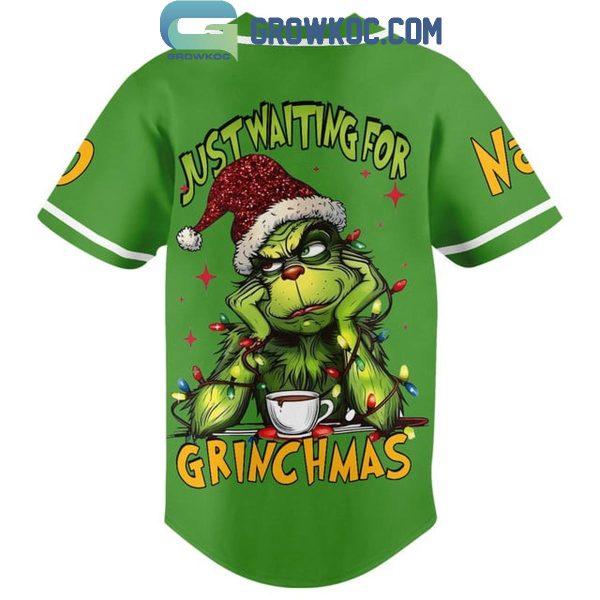 Grinch Christmas Feeling Extra Grinchy Today Personalized Baseball Jersey