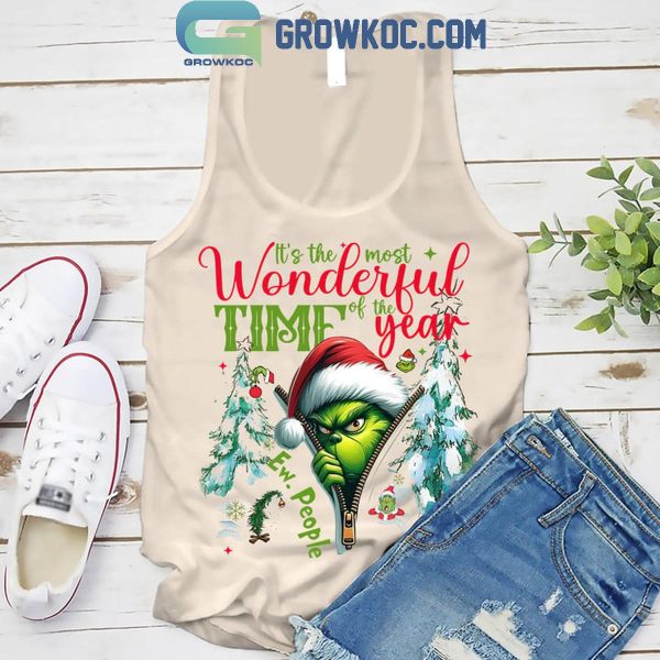 Grinch Christmas It’s The Most Wonderful Time Of The Year Sneaky T-Shirt